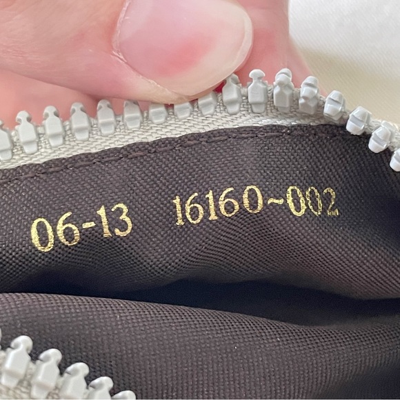 Fendi off white canvas brown leather small rectangular backpack - Picture 9 of 14